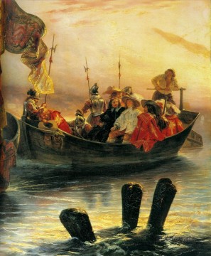 Pablo Delaroche Painting - Cardenal Richelieu 1829 dejó historias Hippolyte Delaroche
